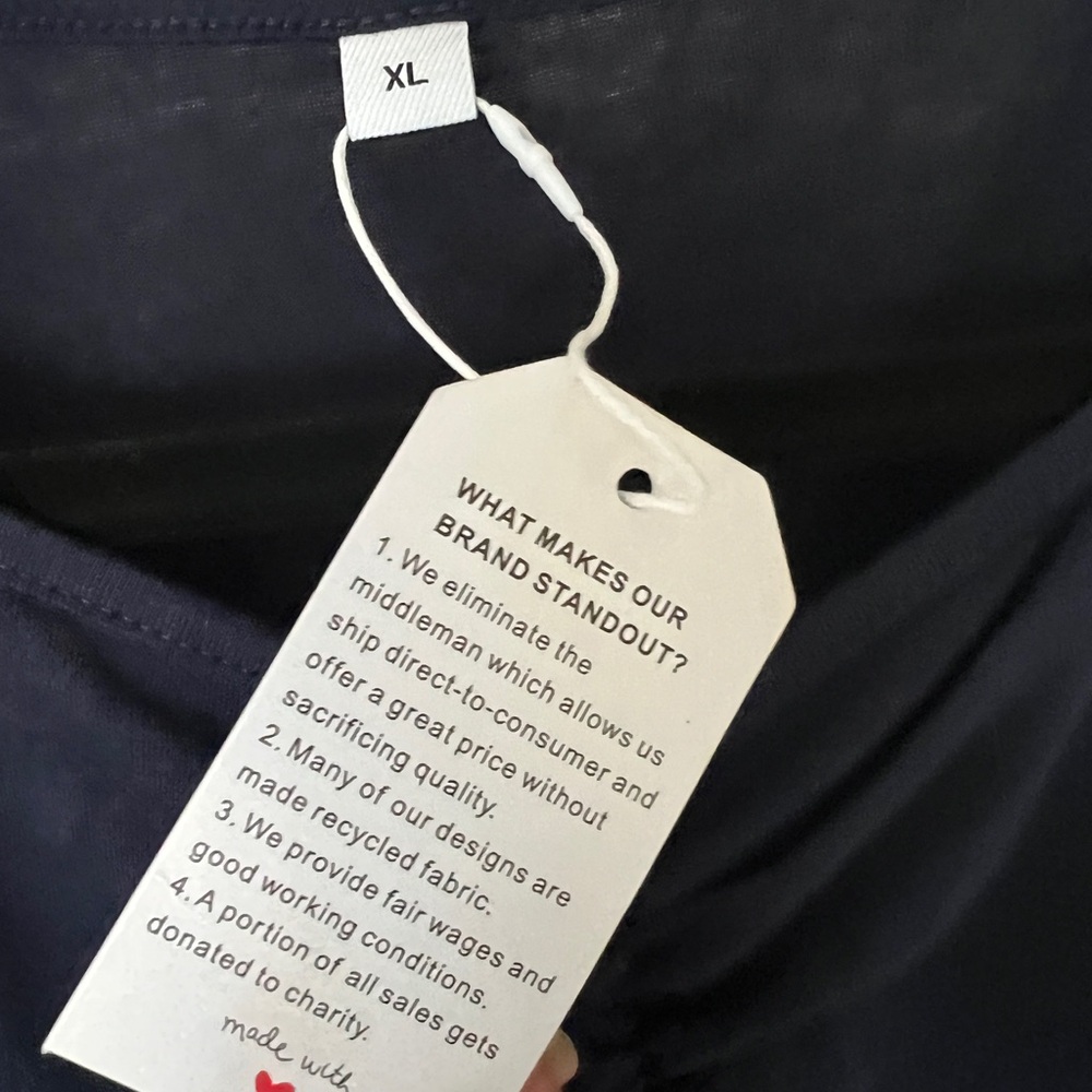 Made with ❤️ Women’s Dress, Size XL, Navy Blue